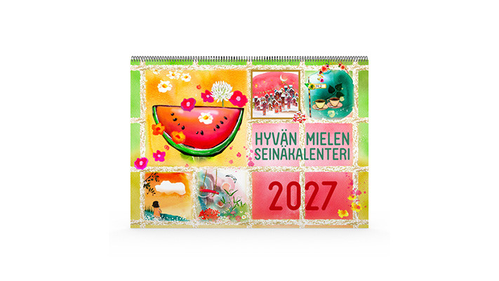 Positiivarit - Hyvän Mielen Seinäkalenteri 2027
