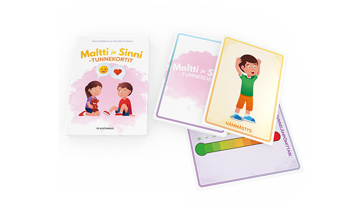 Positiivarit - Maltti ja Sinni -tunnekortit