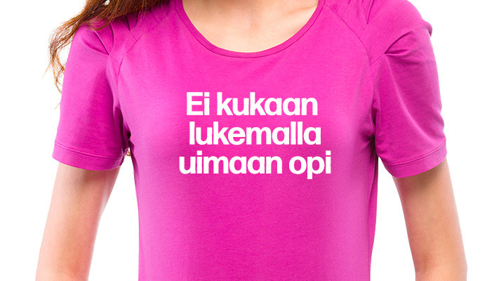 Positiivarit - Ei kukaan lukemalla uimaan opi