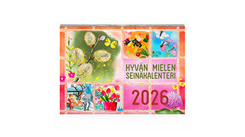 Positiivarit - Hyvän Mielen Seinäkalenteri 2026