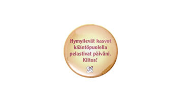 Positiivarit - Hymyilevät kasvot kääntöpuolella