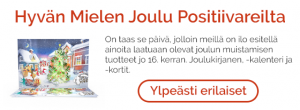 Positiivareiden joulutuotteet 2018