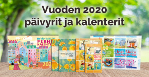 Vuoden 2020 päivyrit ja kalenterit